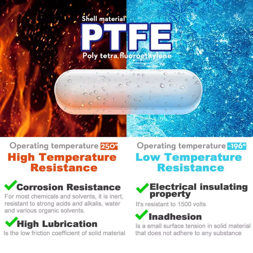 Mixed Size Stir Bar PTFE Magnetic Stirrer Mixer Stir Bars by Ks-Tek