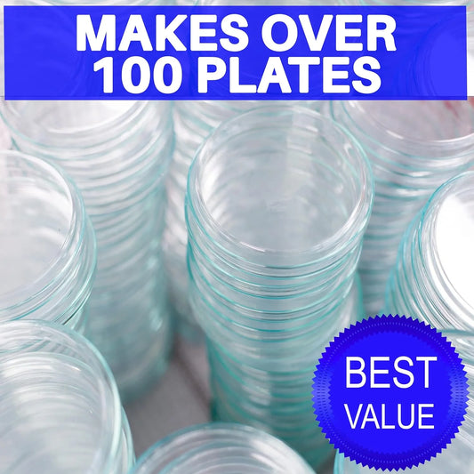Malt Extract Agar Powder 100G by , Can Make over 100 Agar Petri Dishes, for Mold & Fungus, Ideal for Mushrooms & Science Projects