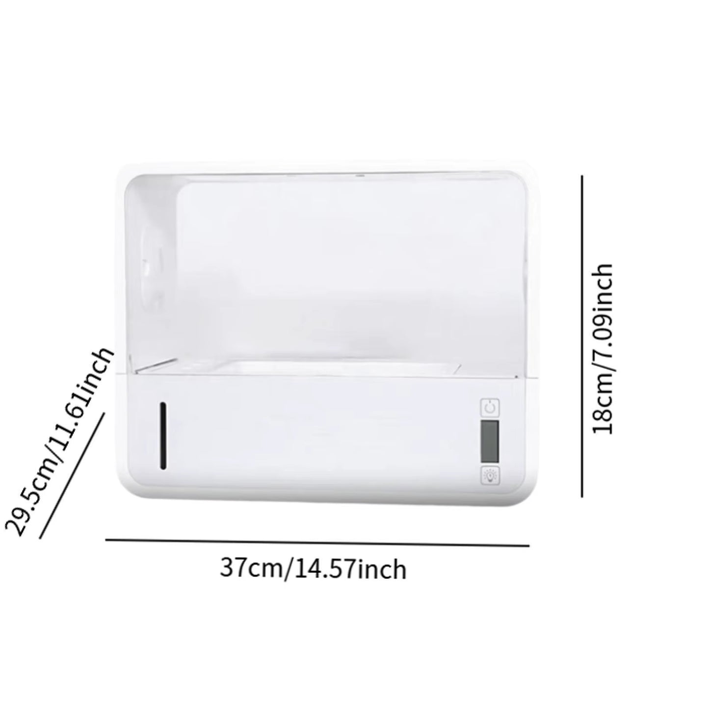 Mushroom Grow Box Humidity Adjusts Temperature Space Saving Mushroom Fruiting Chamber for Planting Home Indoor Home Scientists