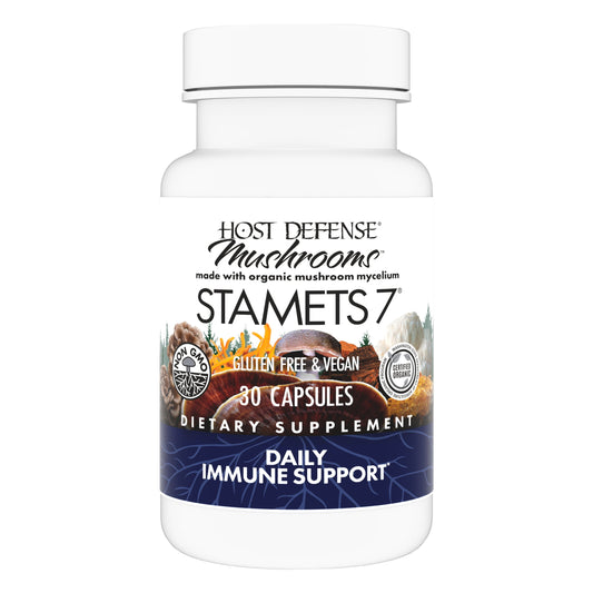 Stamets 7 - 30 Capsules (15 Servings)