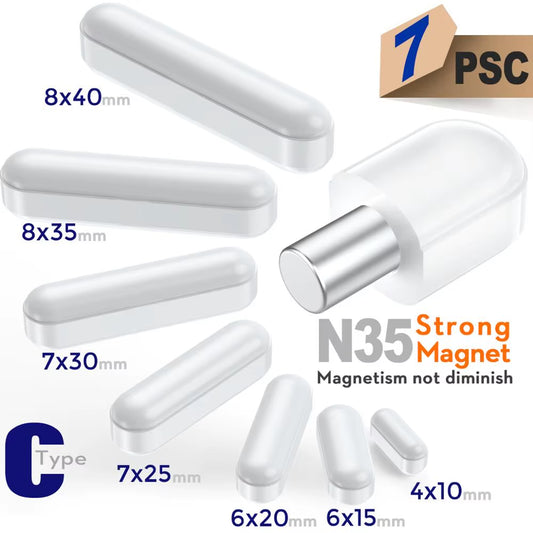 Mixed Size Stir Bar PTFE Magnetic Stirrer Mixer Stir Bars by Ks-Tek