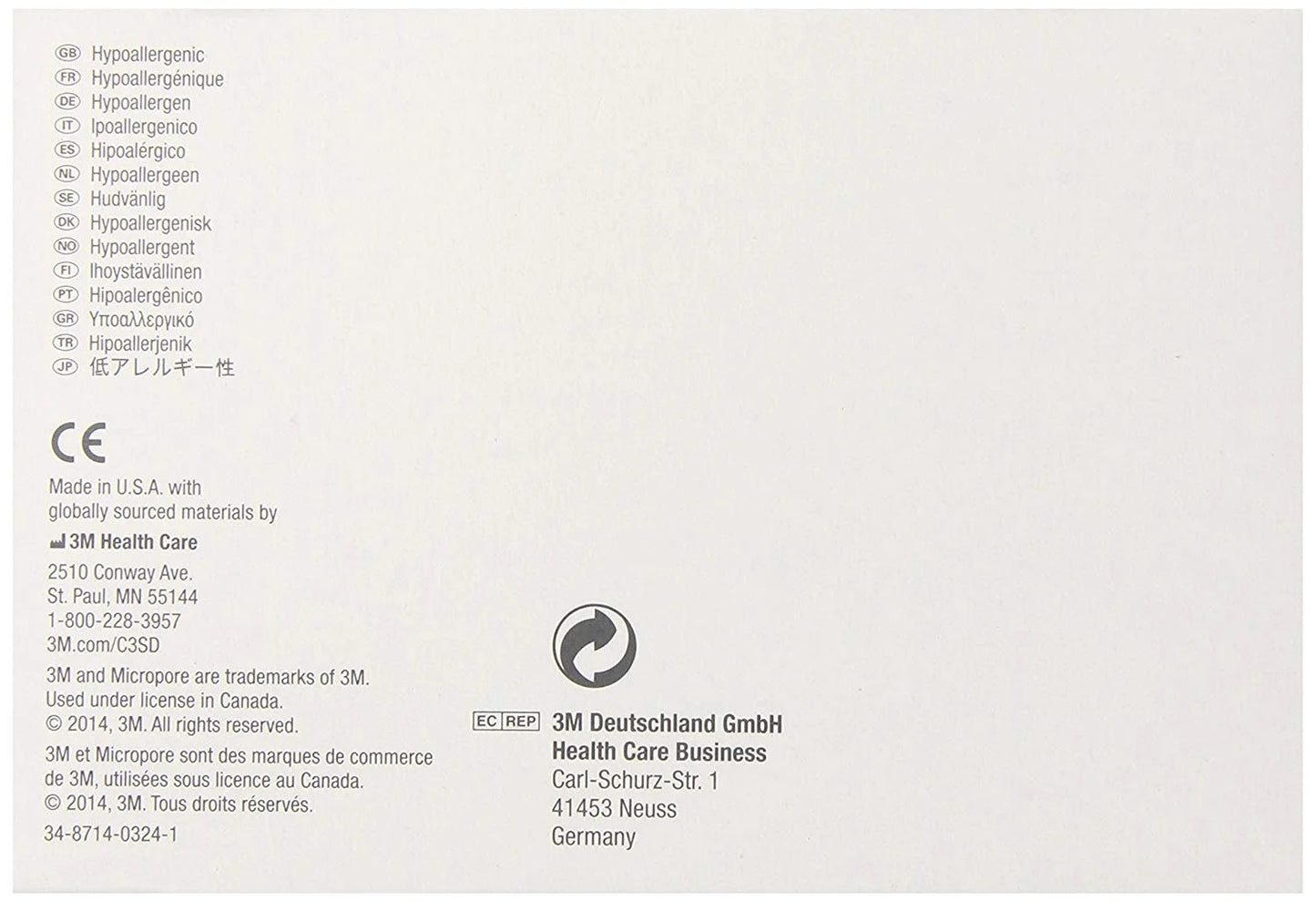 6-Pack  1530-2  Paper Medical Tape 2 In. (Box of 6)