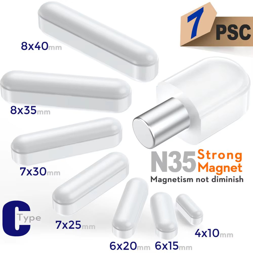 Mixed Size Stir Bar PTFE Magnetic Stirrer Mixer Stir Bars by Ks-Tek